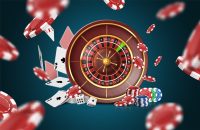 roulette table and casino chips on online casino platform
